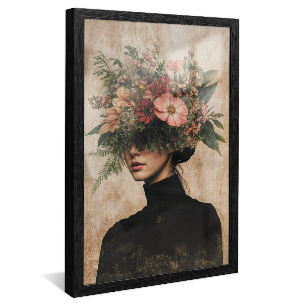 Floral Woman V3 V2339 Canvas