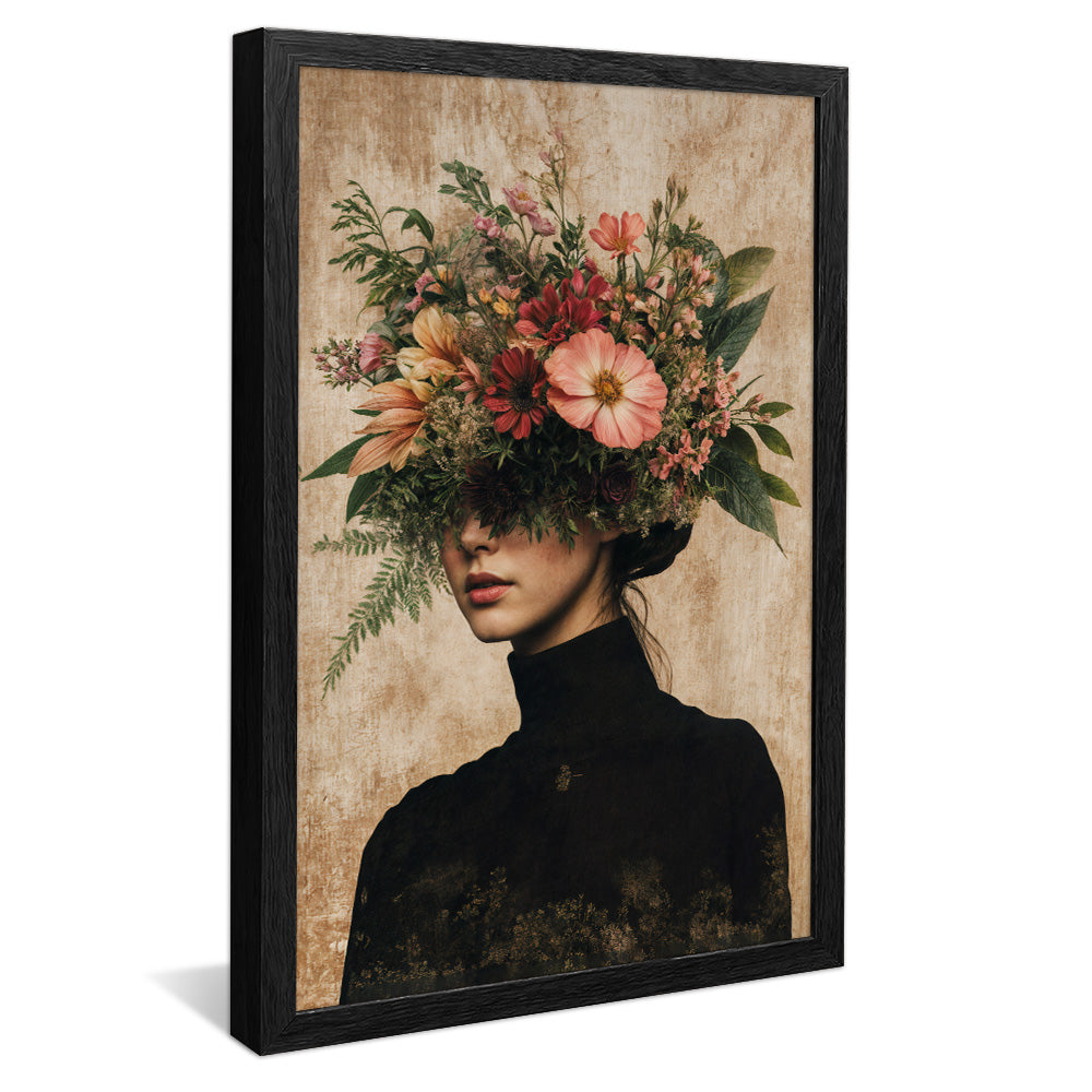 Floral Woman V3 V2339 Canvas