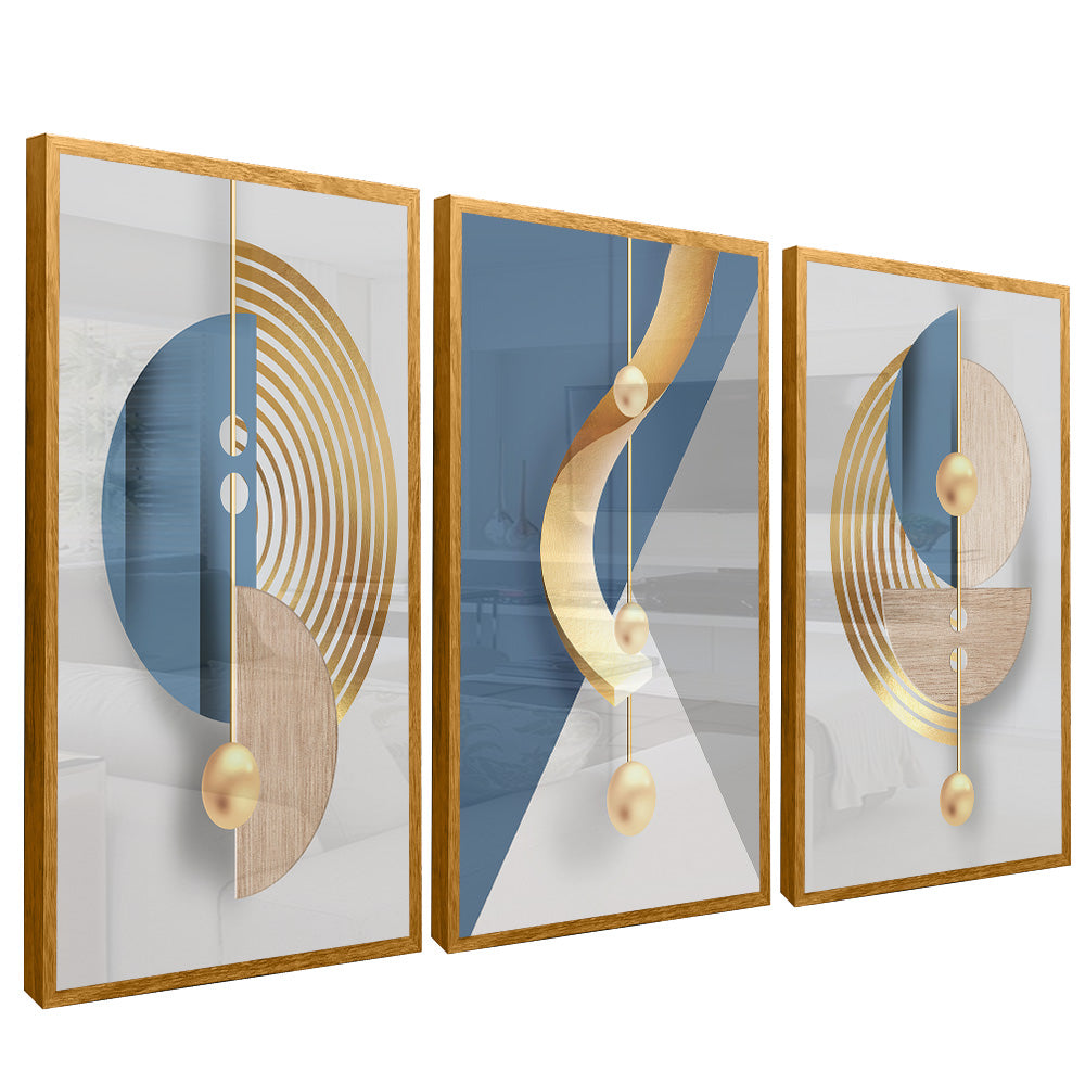 Abstract Objects Trio V2350 Canvas