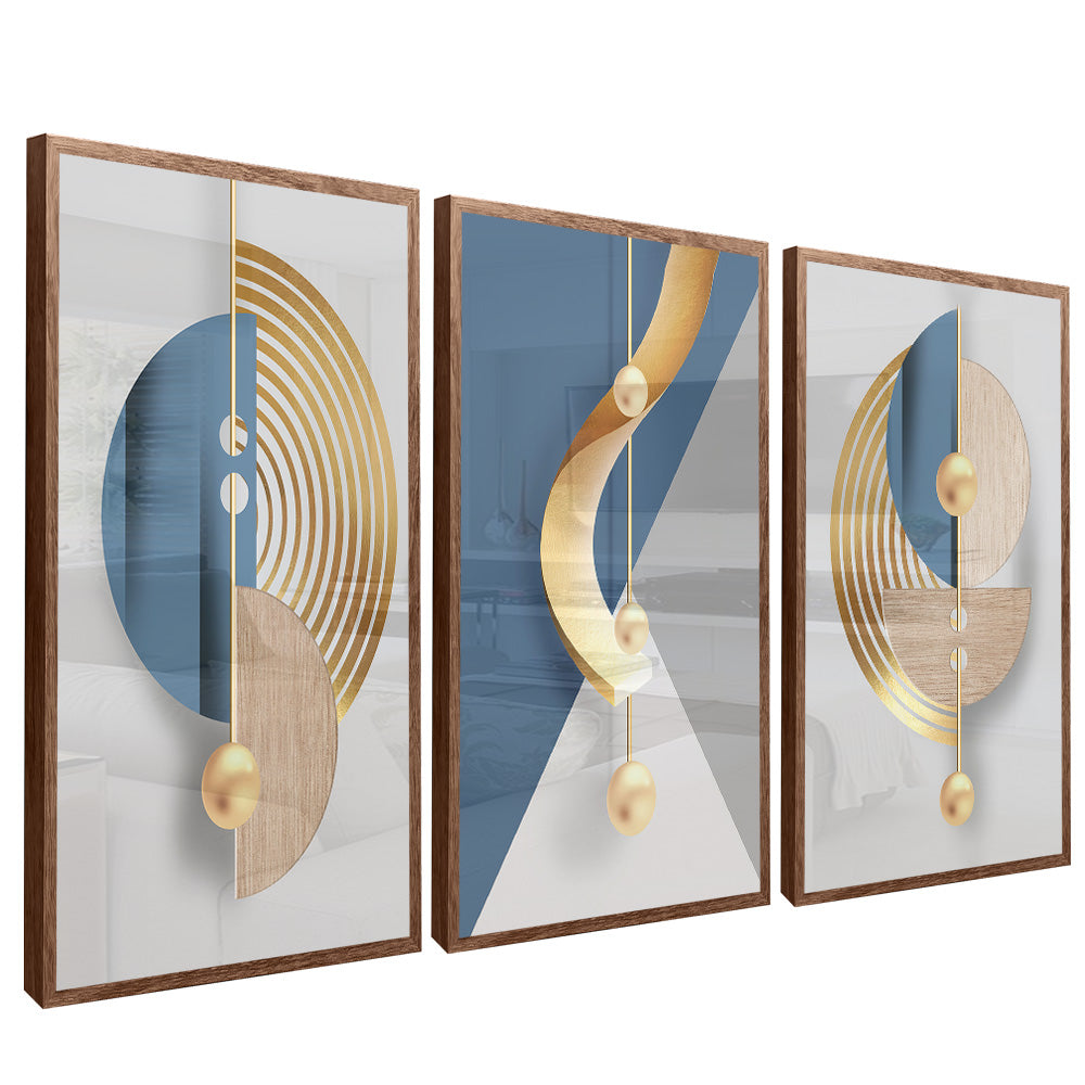 Abstract Objects Trio V2350 Canvas