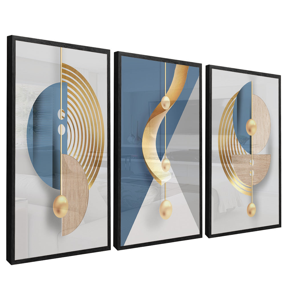 Abstract Objects Trio V2350 Canvas