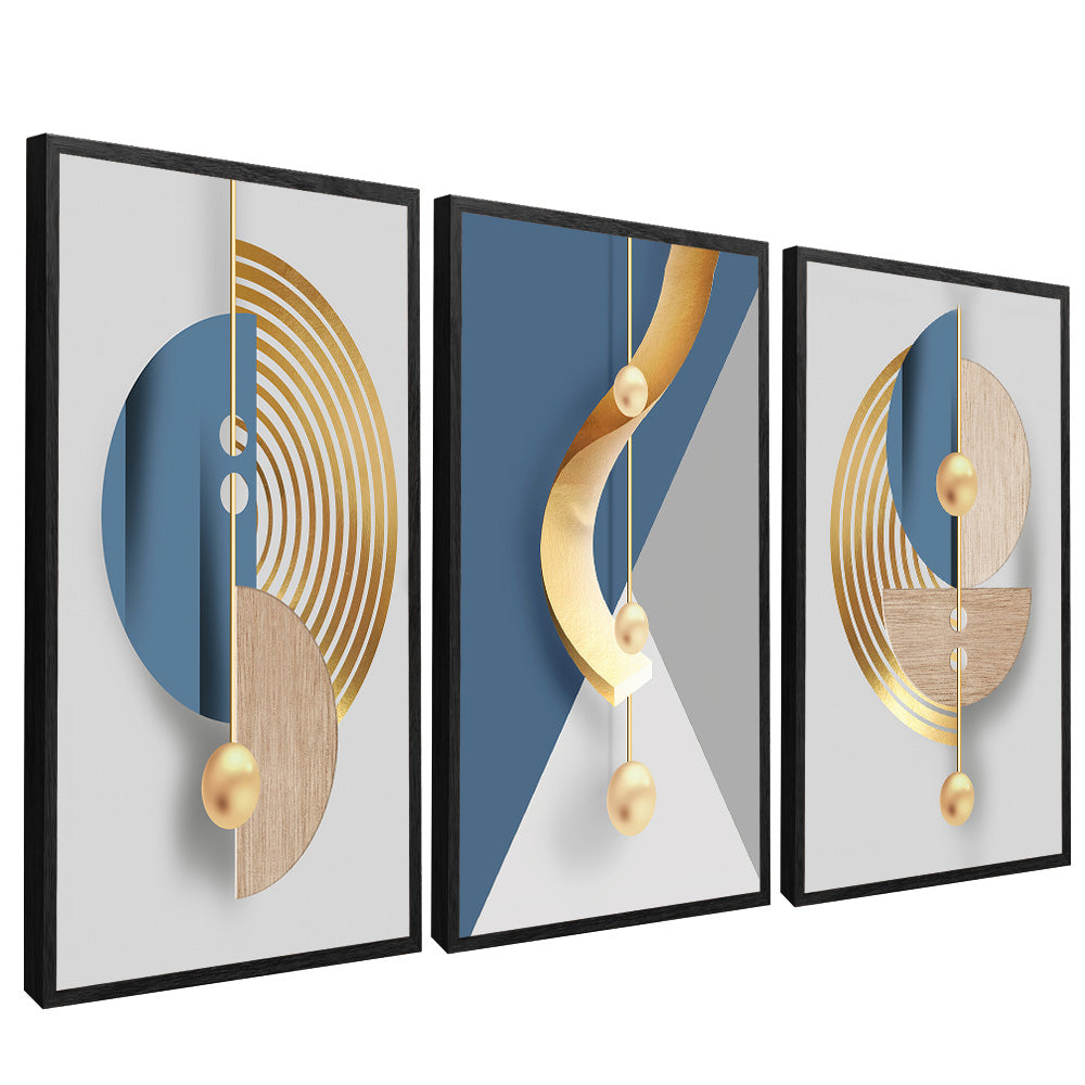 Abstract Objects Trio V2350 Canvas