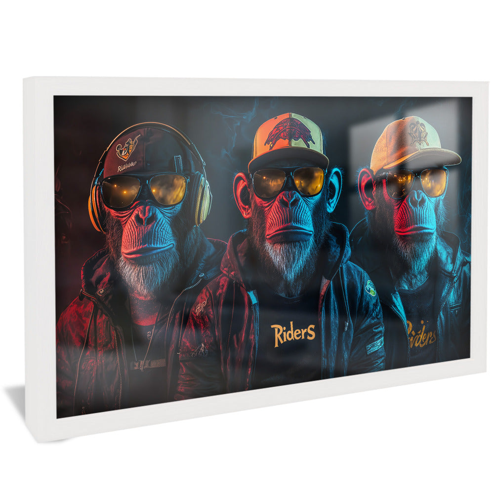 The Three Monkey Brothers V2255 Canvas