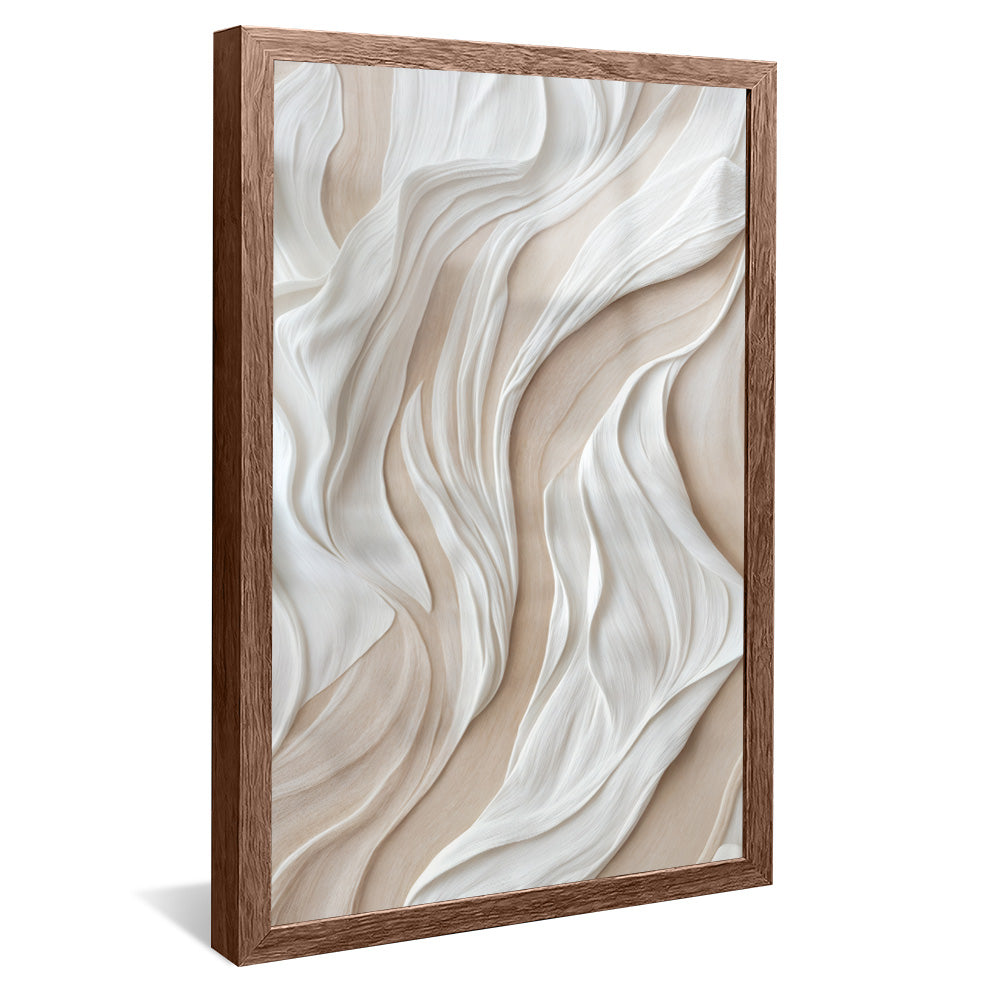 White Abstract Panel V2262 Canvas