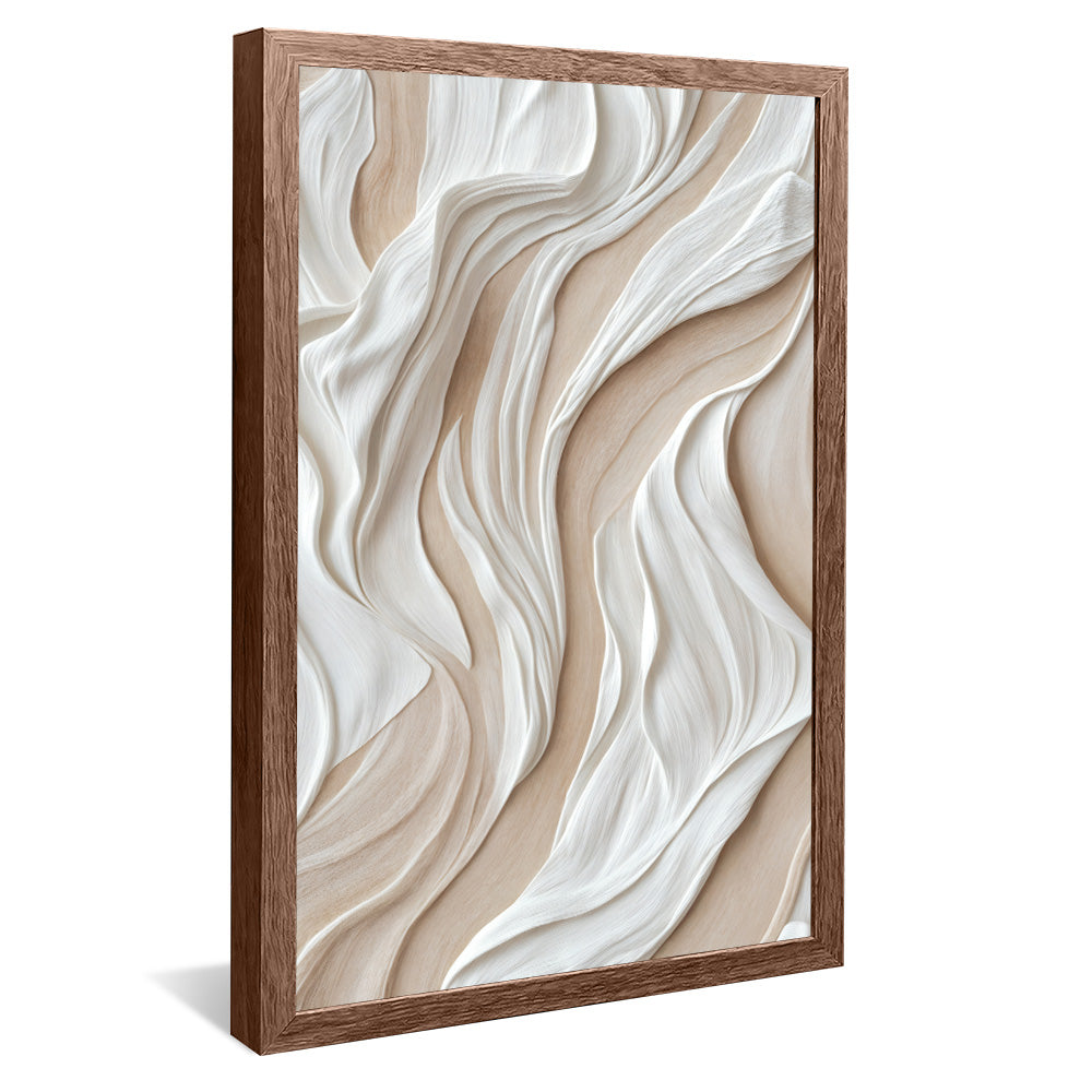 White Abstract Panel V2262 Canvas