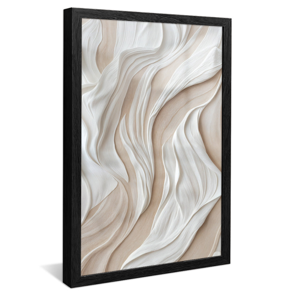 White Abstract Panel V2262 Canvas