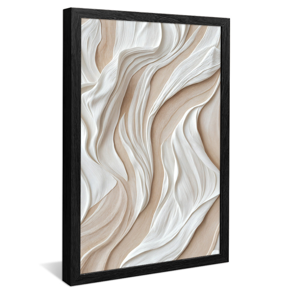 White Abstract Panel V2262 Canvas