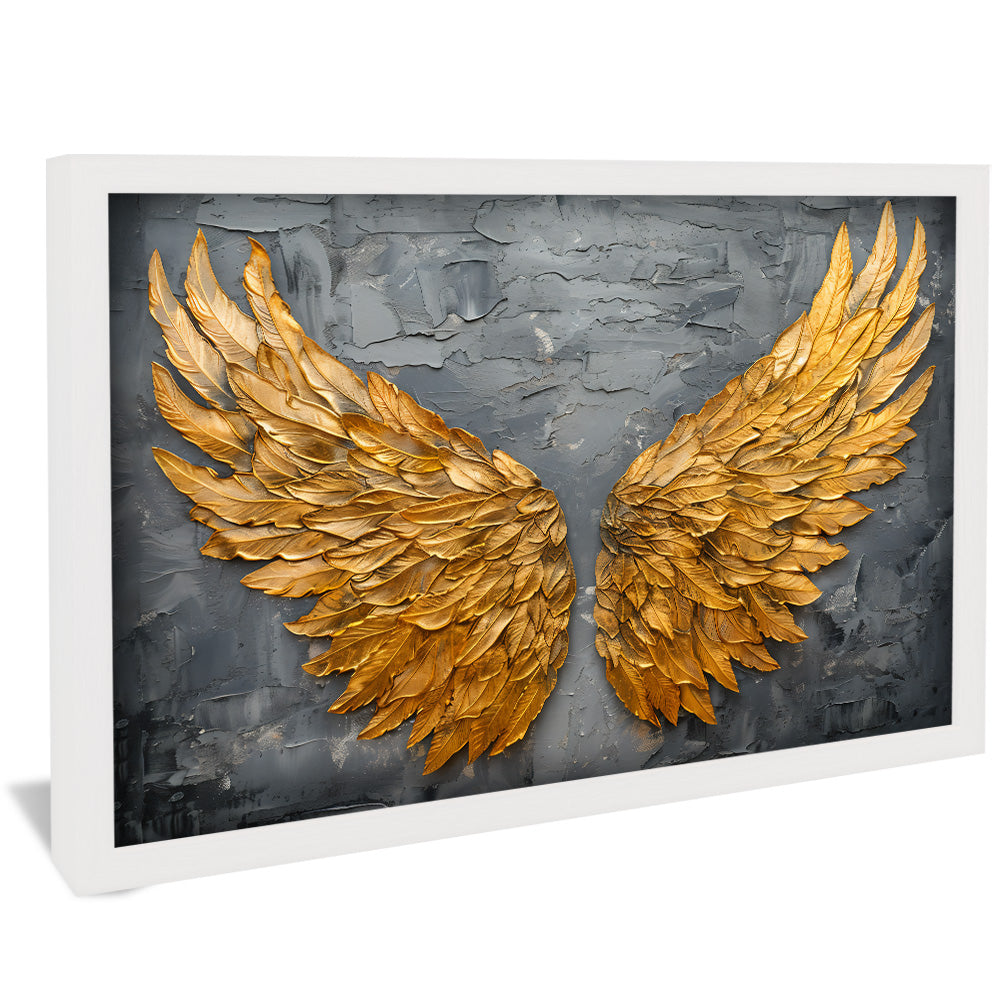 Golden Wings Painting V2205 Canvas