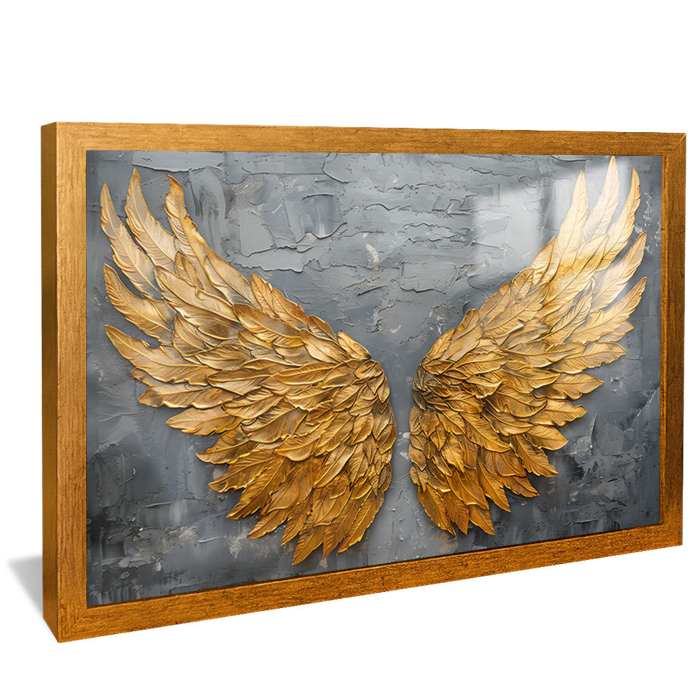 Golden Wings Painting V2205 Canvas
