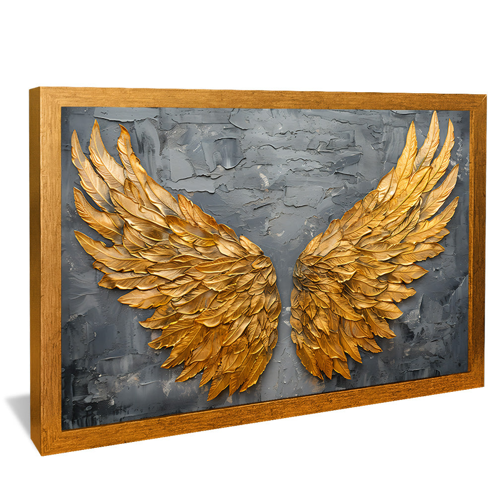 Golden Wings Painting V2205 Canvas