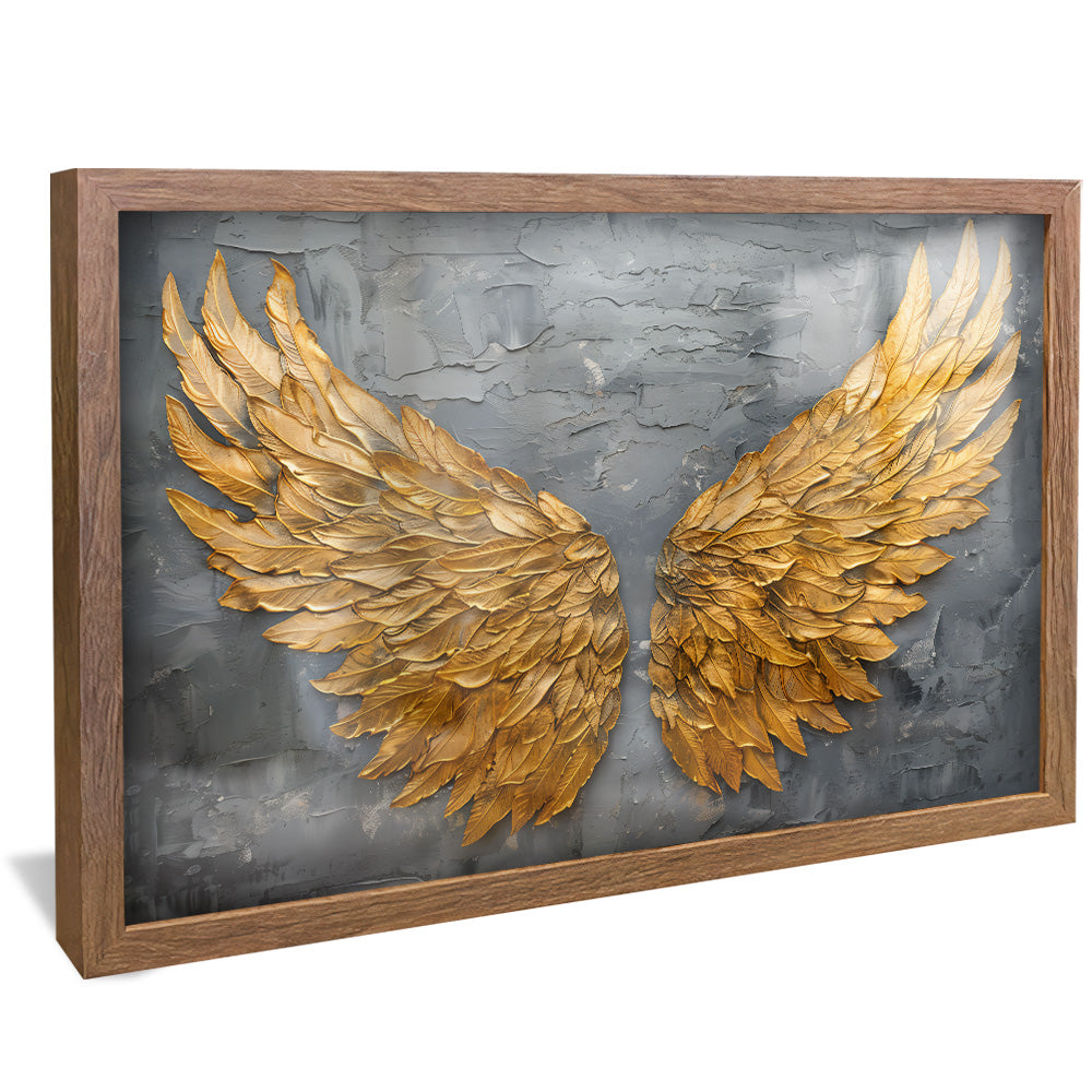 Golden Wings Painting V2205 Canvas