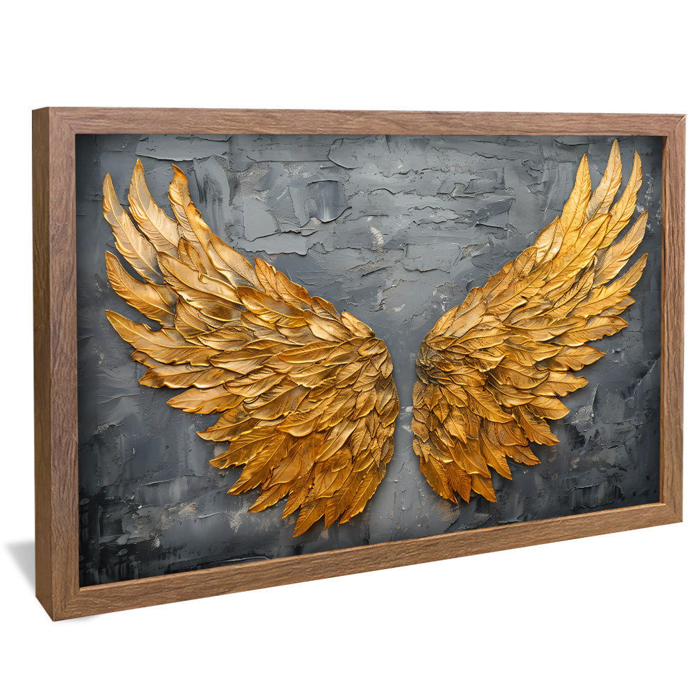 Golden Wings Painting V2205 Canvas