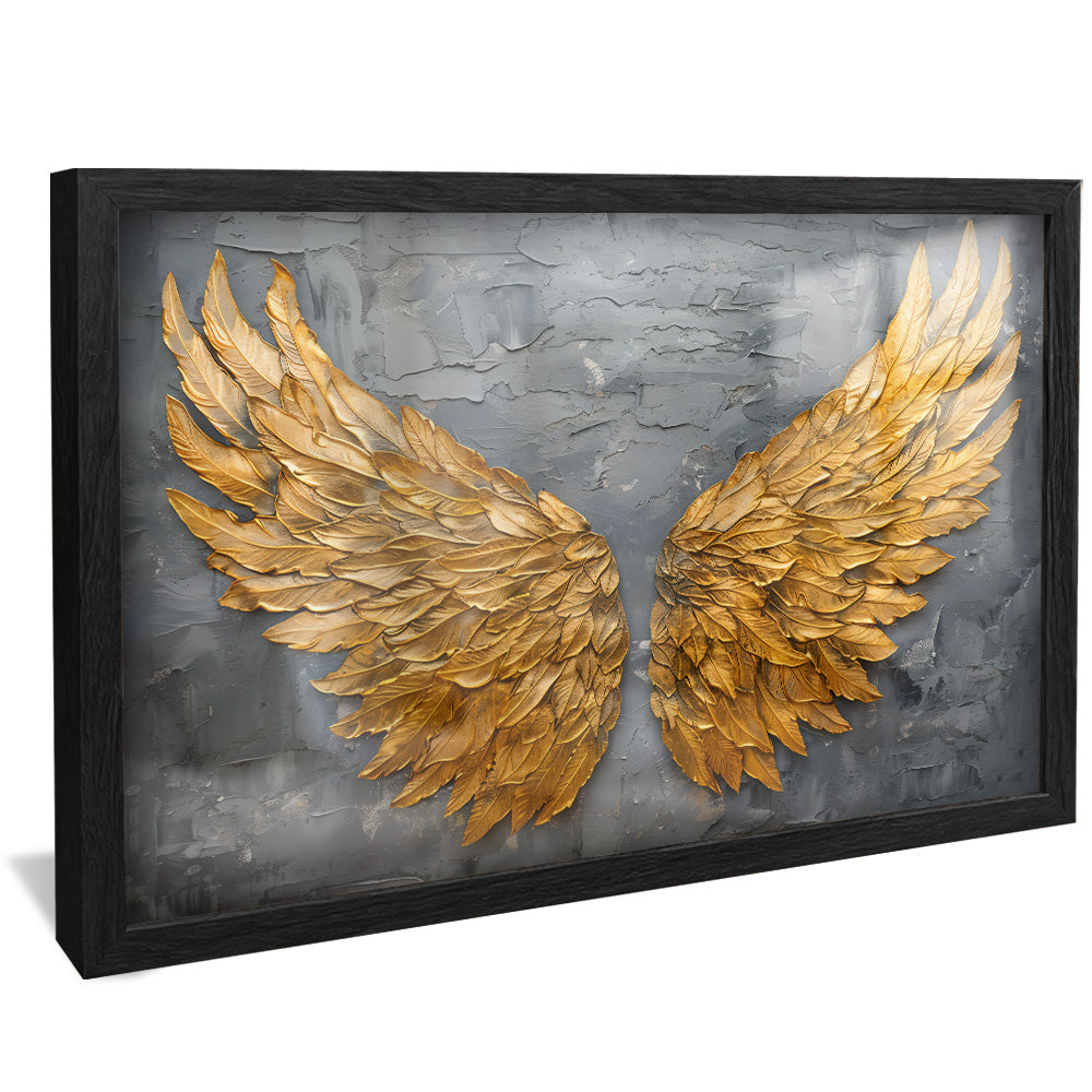 Golden Wings Painting V2205 Canvas