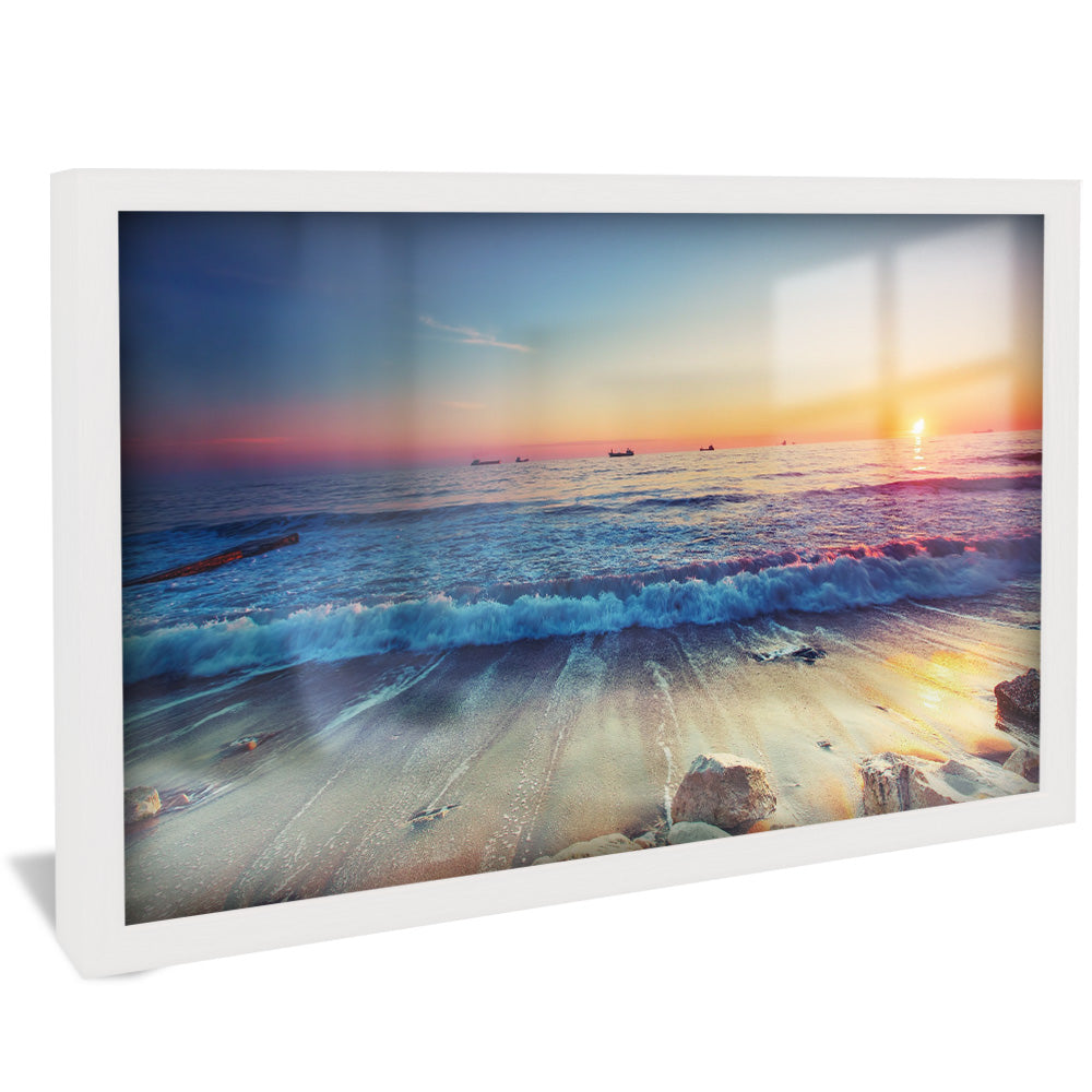Sunset and Beach V2191 Canvas