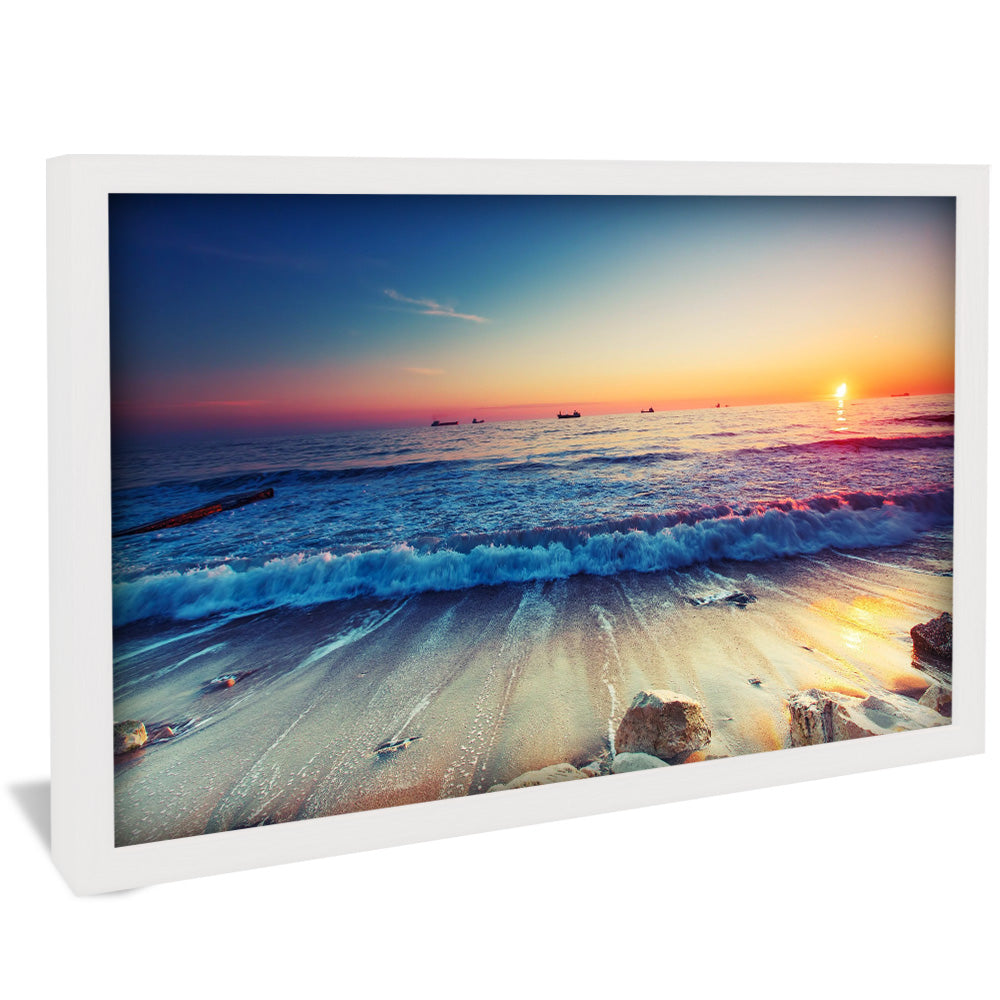 Sunset and Beach V2191 Canvas
