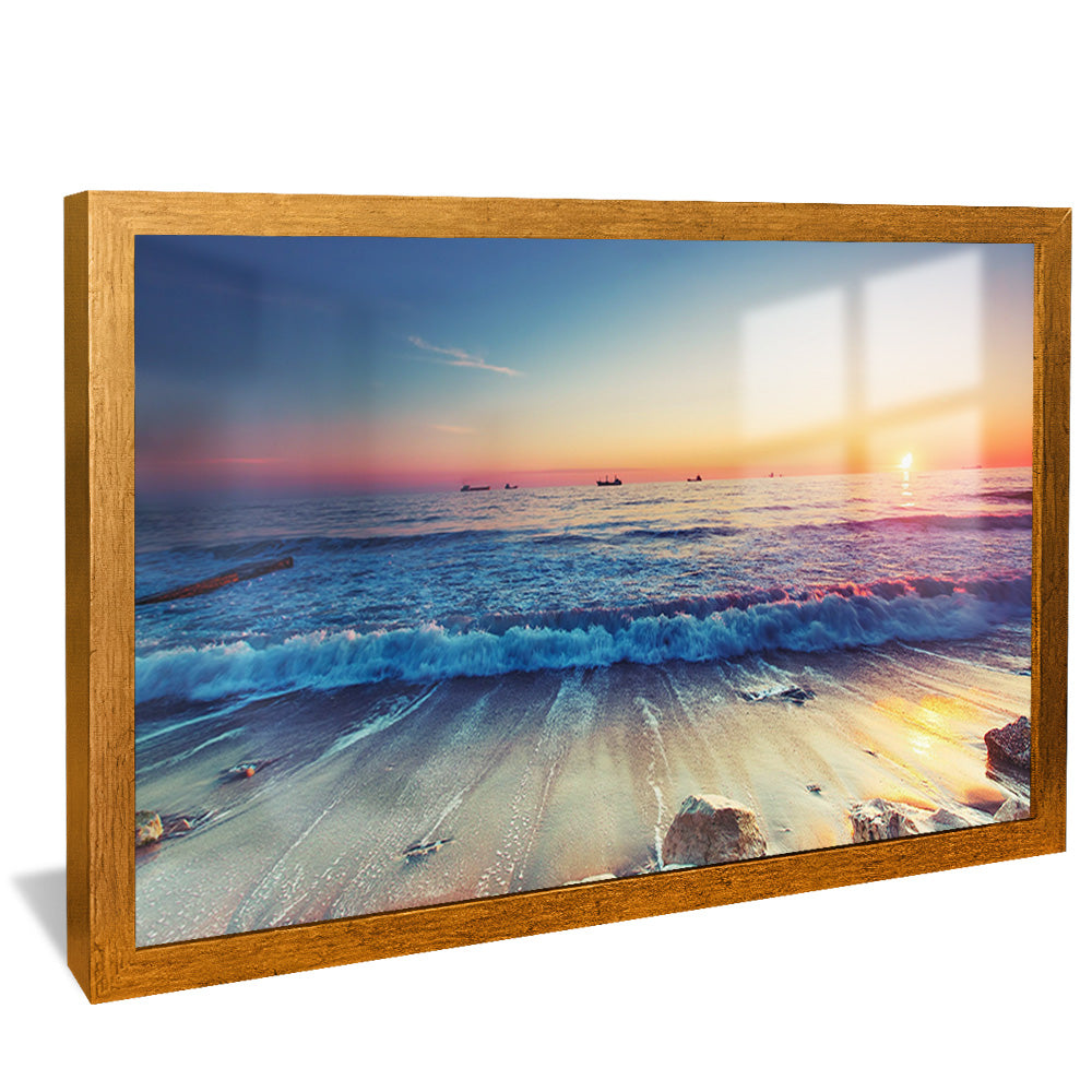 Sunset and Beach V2191 Canvas