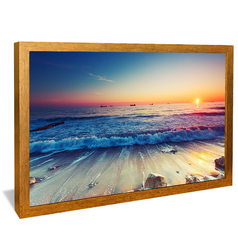Sunset and Beach V2191 Canvas