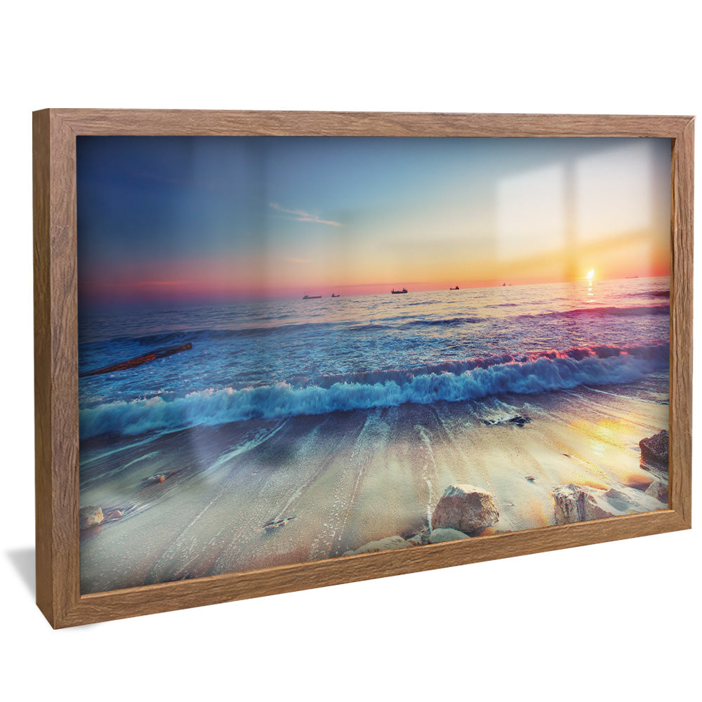 Sunset and Beach V2191 Canvas