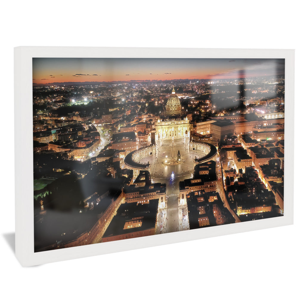 Sunset at the Vatican V2339 Canvas