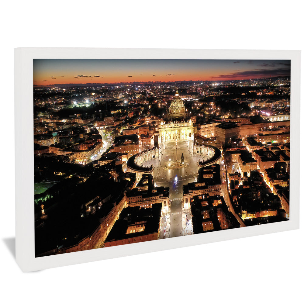 Sunset at the Vatican V2339 Canvas