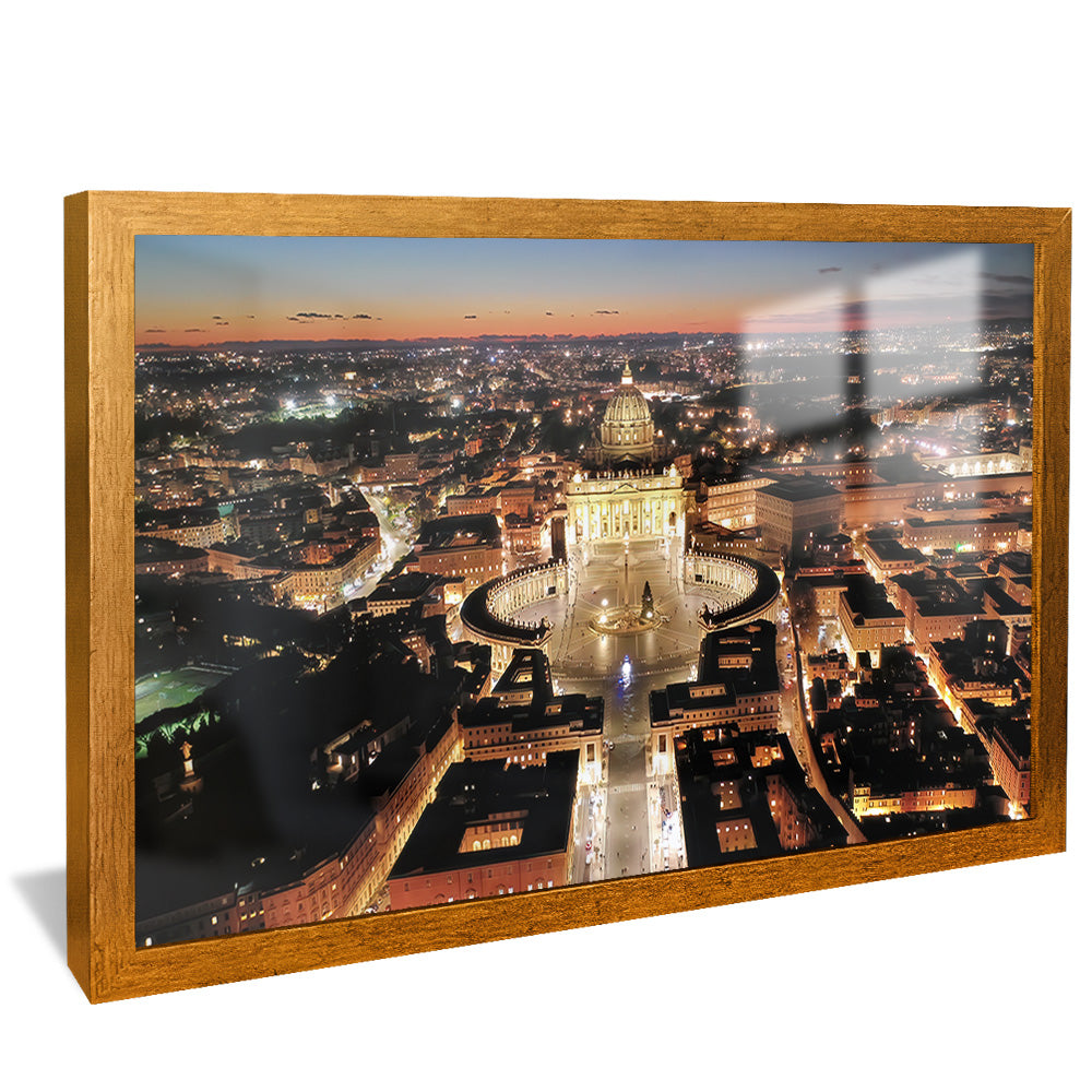 Sunset at the Vatican V2339 Canvas