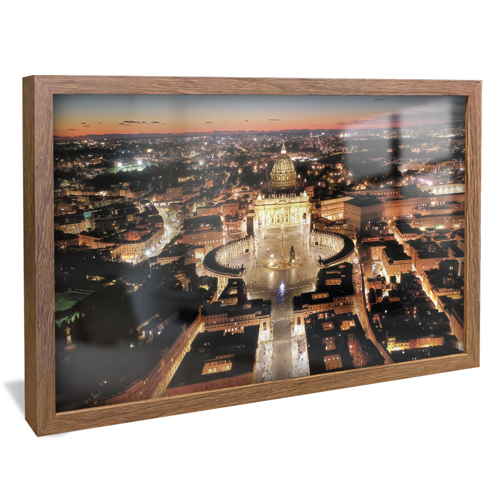 Sunset at the Vatican V2339 Canvas