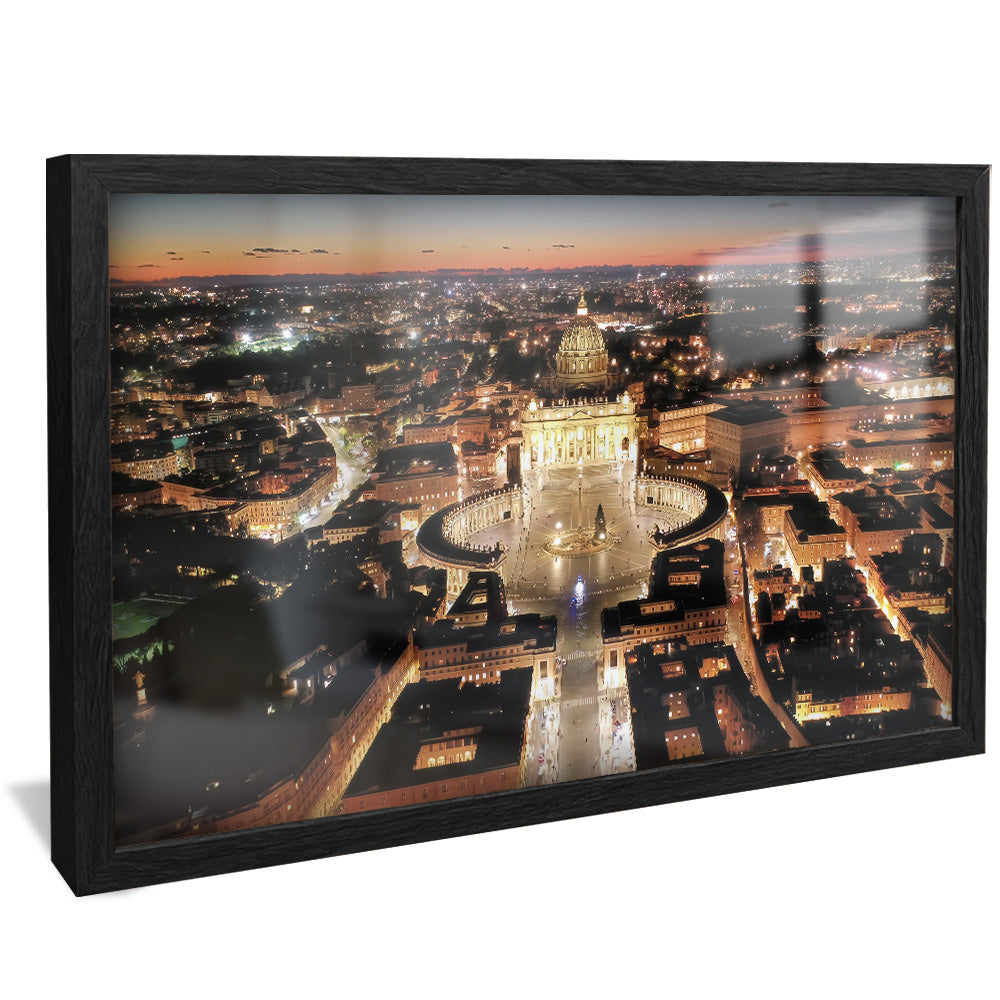 Sunset at the Vatican V2339 Canvas