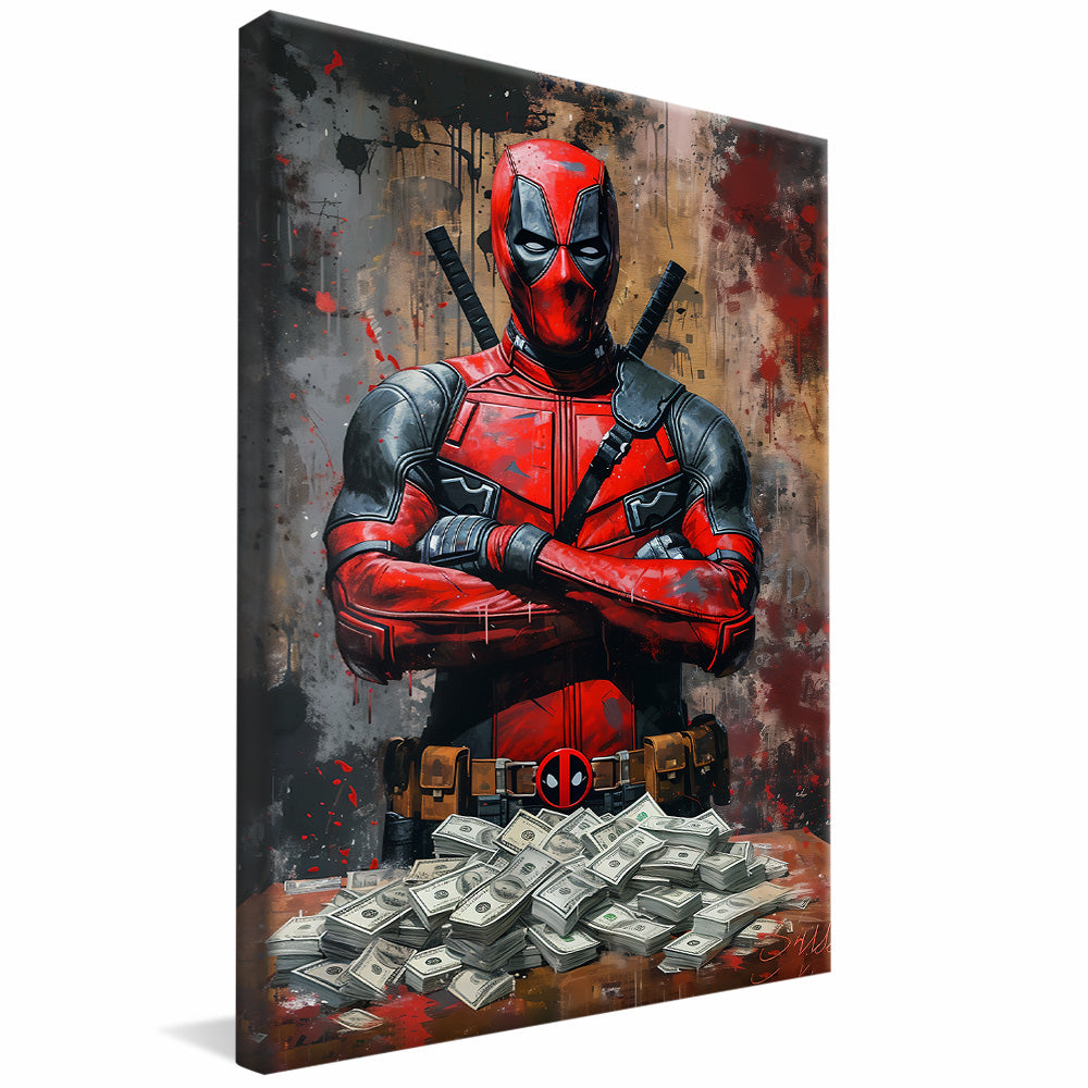 Rich DeadPool V2208 Canvas