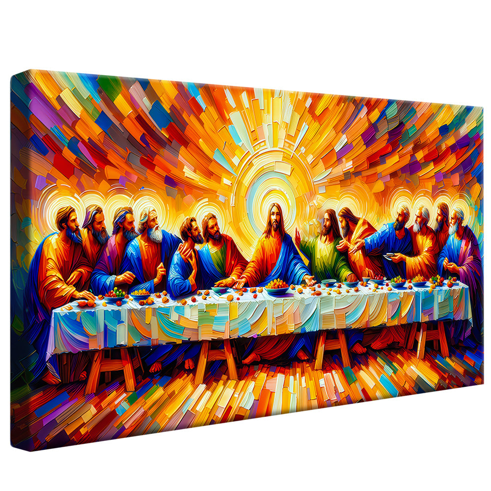 Colorful Last Supper V2198 Canvas