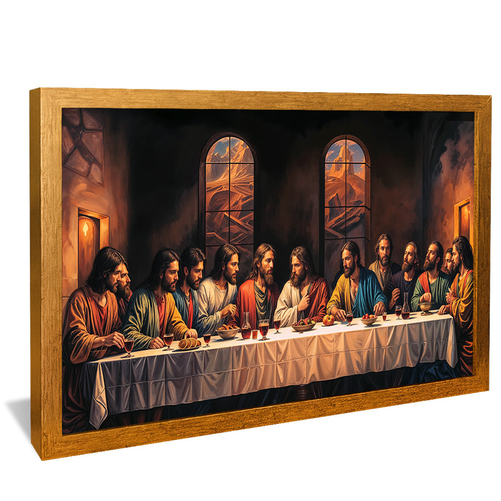 Realistic Last Supper V2290 Canvas