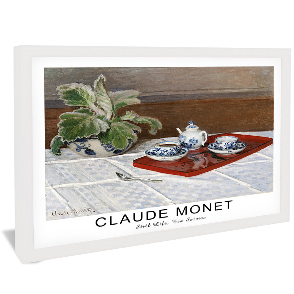 Claude Monet Still Life, Tea Service V2470 Canvas