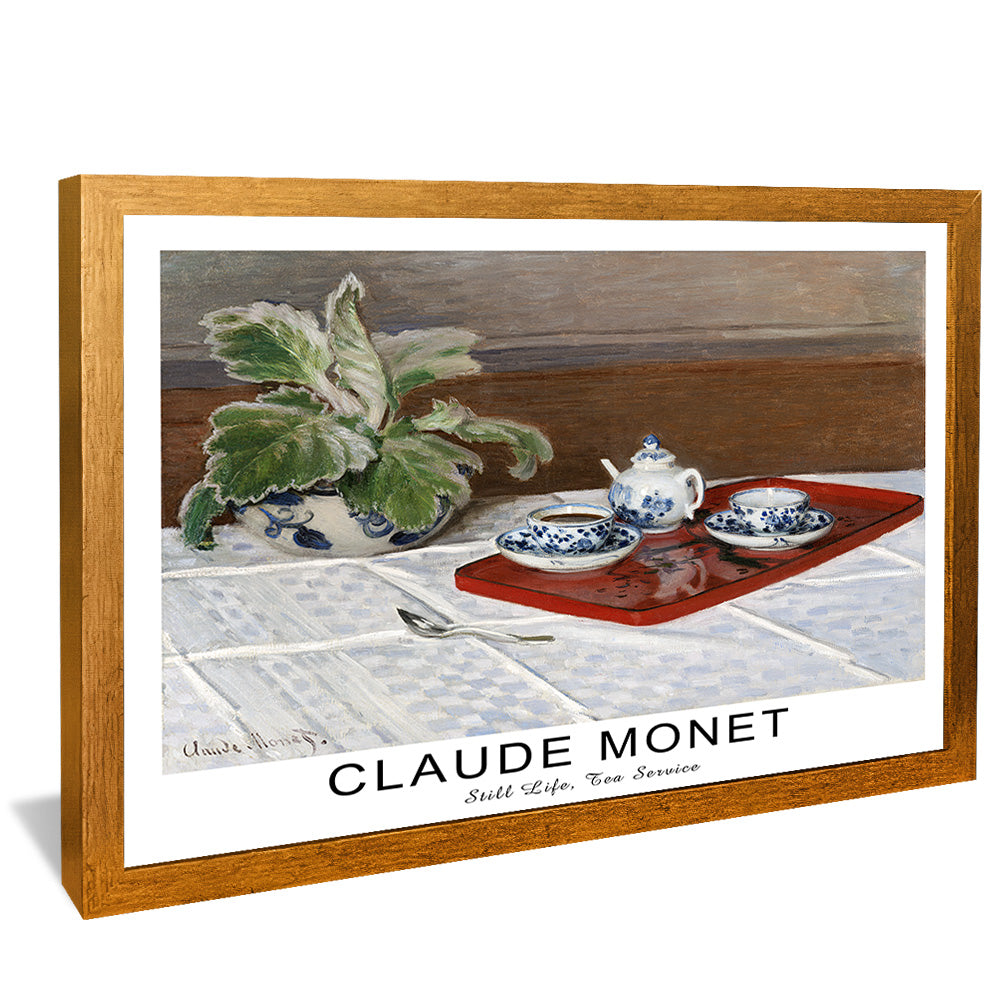 Claude Monet Still Life, Tea Service V2470 Canvas