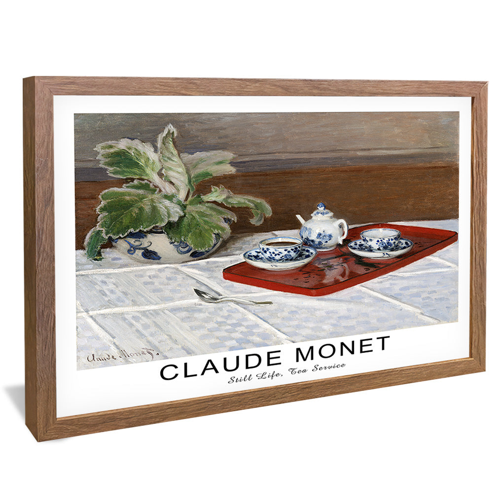 Claude Monet Still Life, Tea Service V2470 Canvas