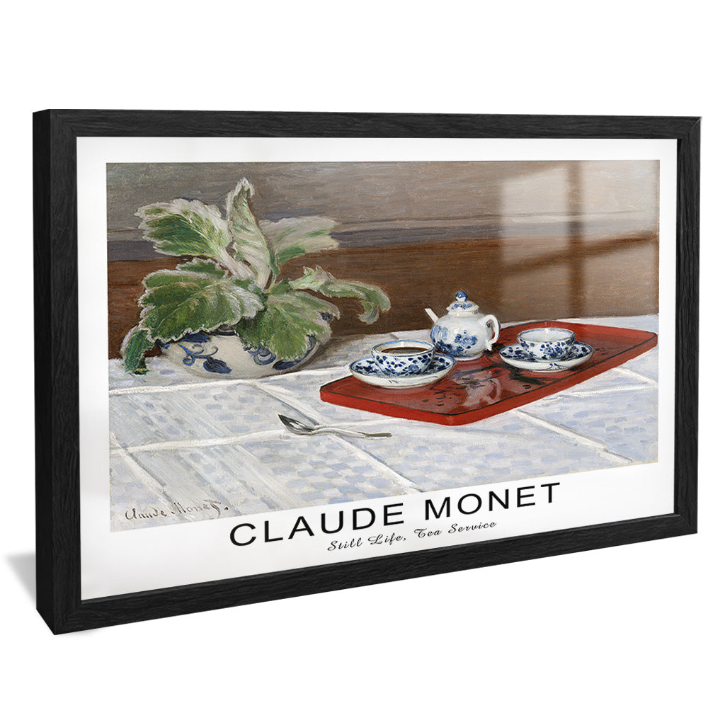 Claude Monet Still Life, Tea Service V2470 Canvas