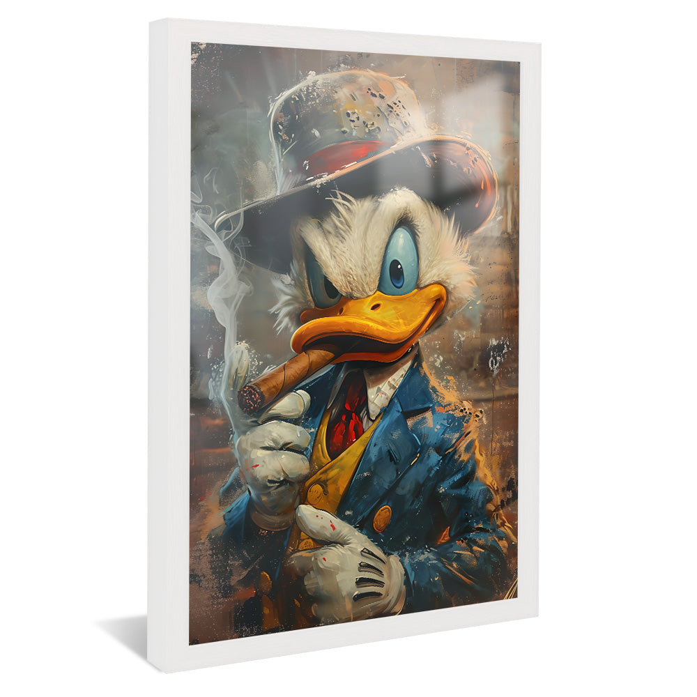 Scrooge McDuck Cuban Cigar V2210 Canvas