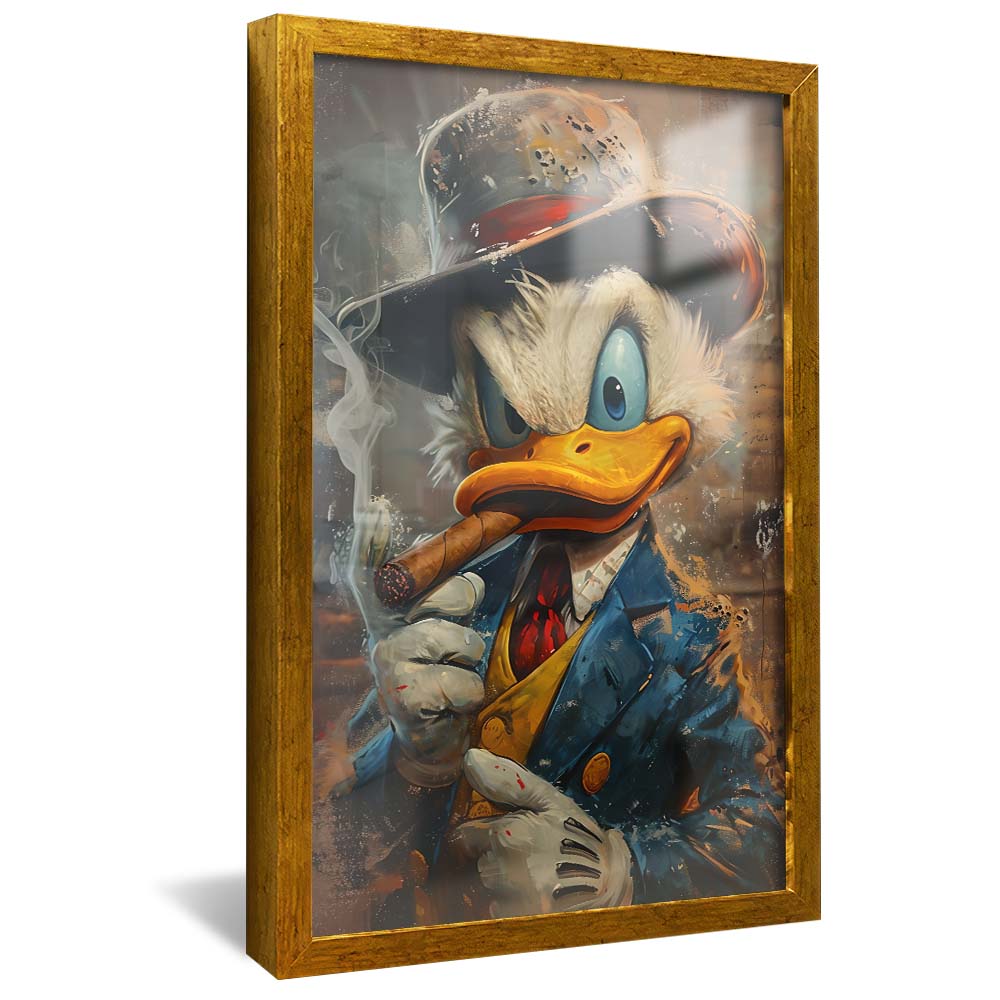 Scrooge McDuck Cuban Cigar V2210 Canvas