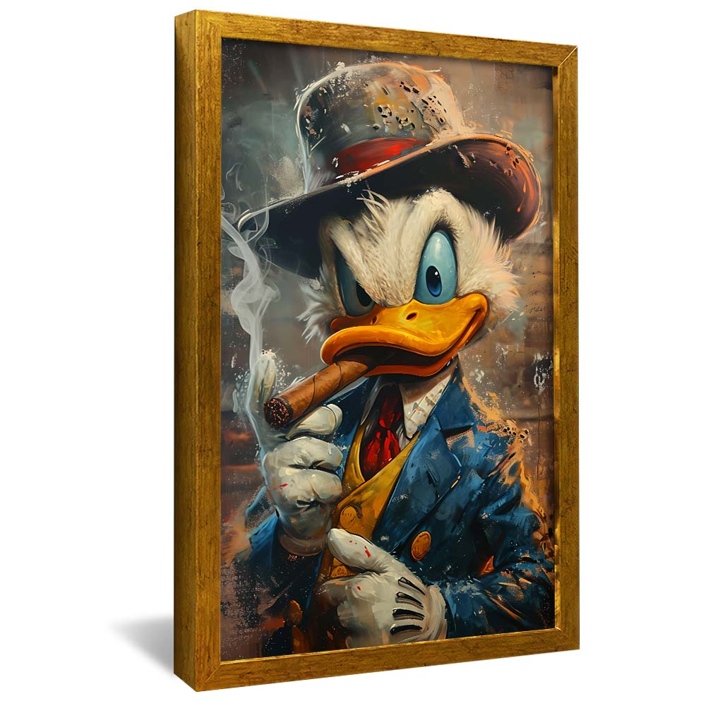 Scrooge McDuck Cuban Cigar V2210 Canvas