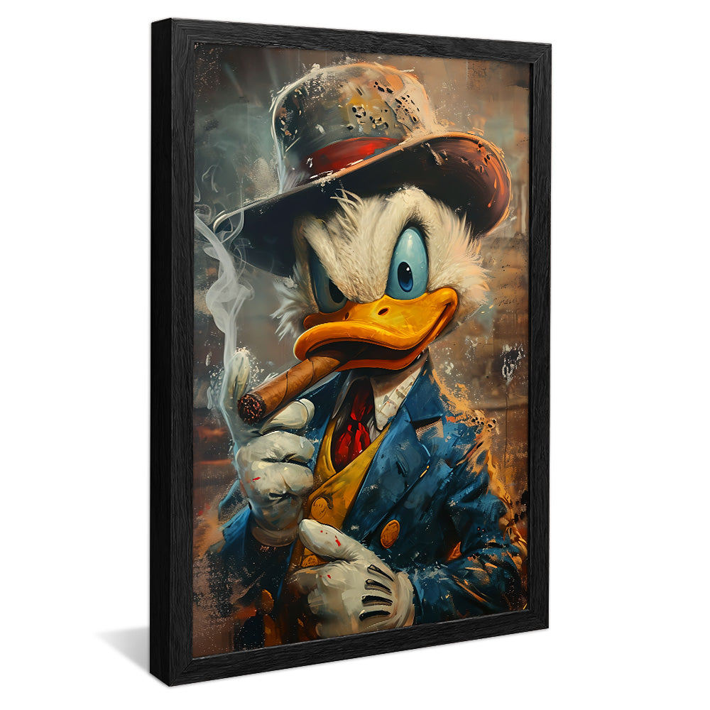 Scrooge McDuck Cuban Cigar V2210 Canvas