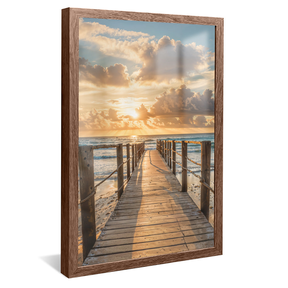 Pier at Sunset V2261 Canvas