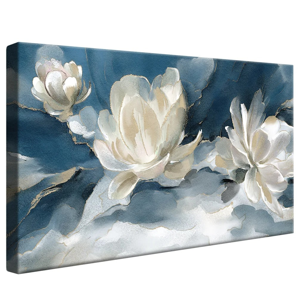 white flowers Canvas