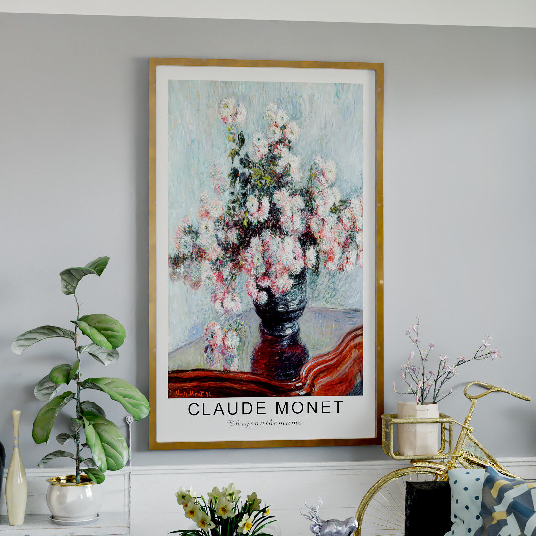 Claude Monet Chrysanthemums V2466 Canvas