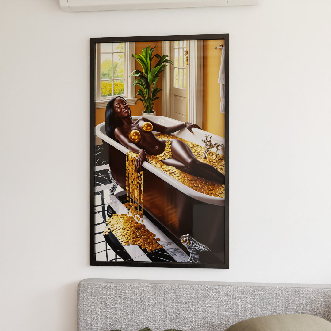 Lady of Gold V2474 Canvas