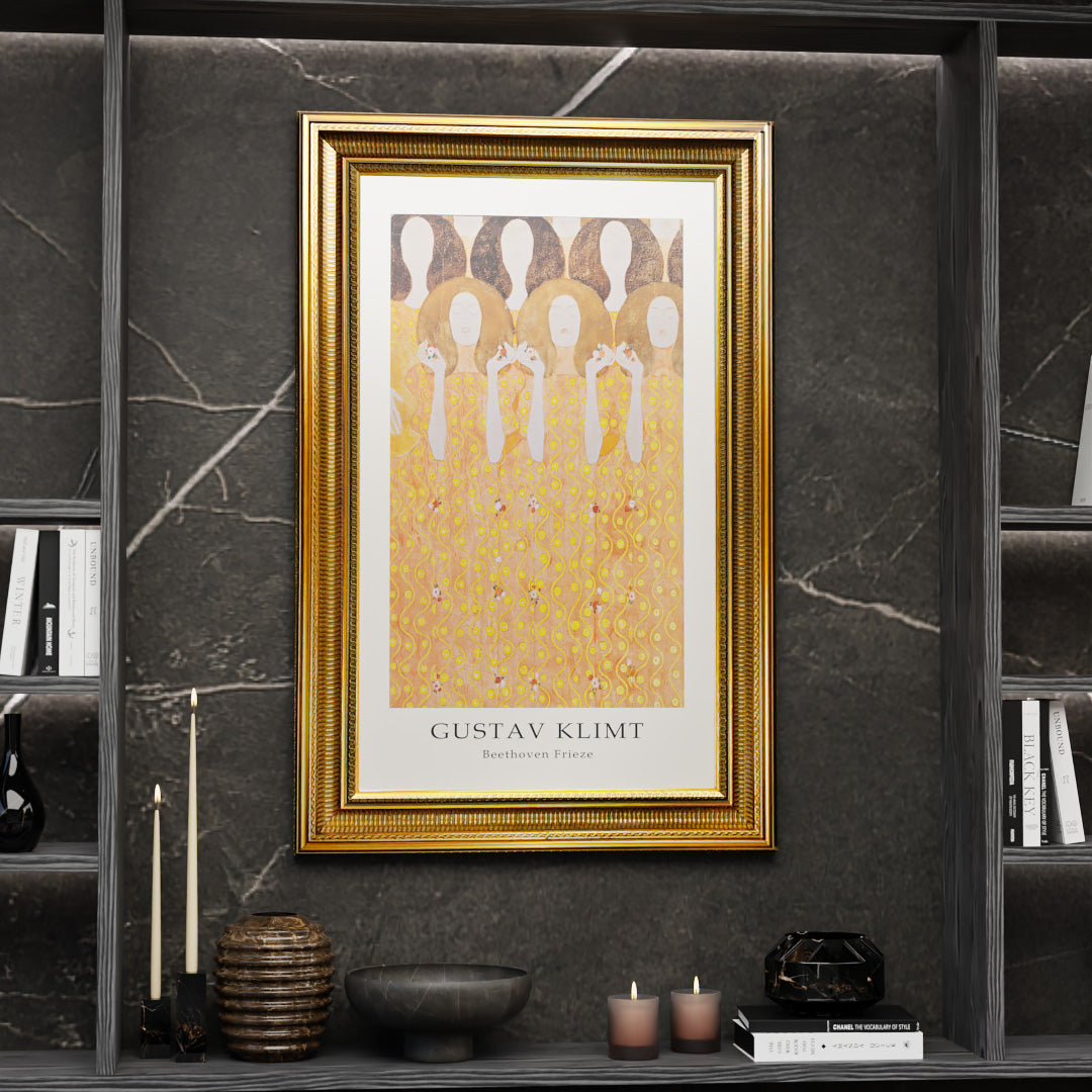 Gustav Klimt Beethoven Frieze Canvas