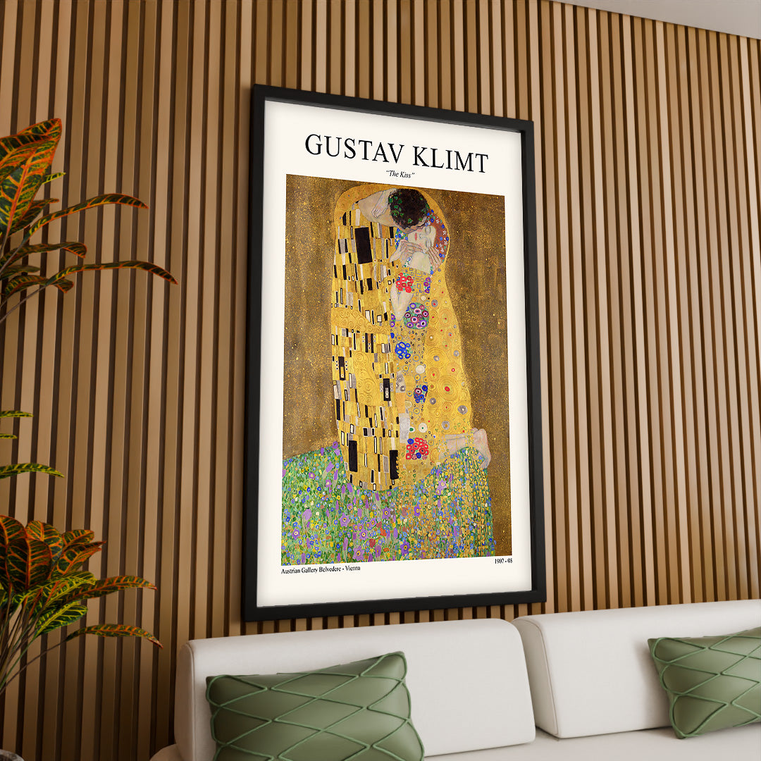 Gustav Klimt The Kiss V2359 Canvas