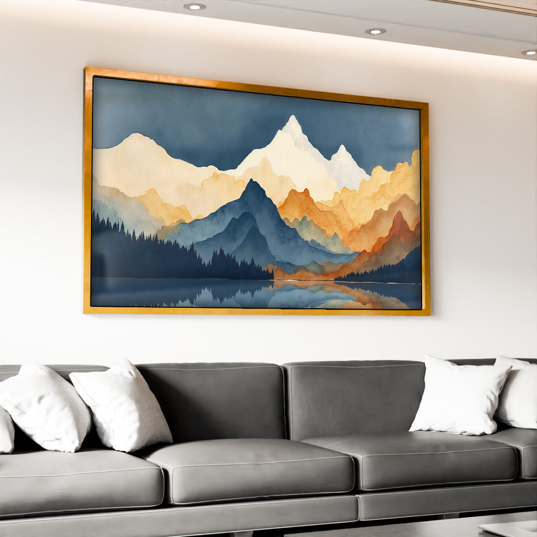 Mountains on Mountains V2448 Canvas