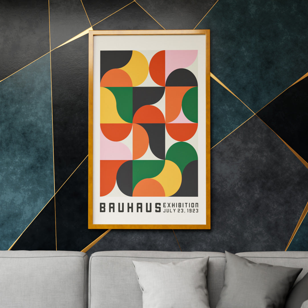 Bauhaus Patterns V446 Canvas