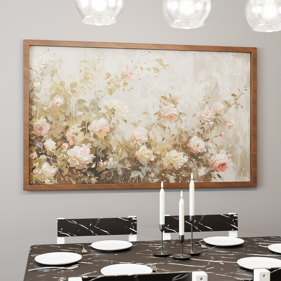 Vintage Floral Painting V2490 Canvas