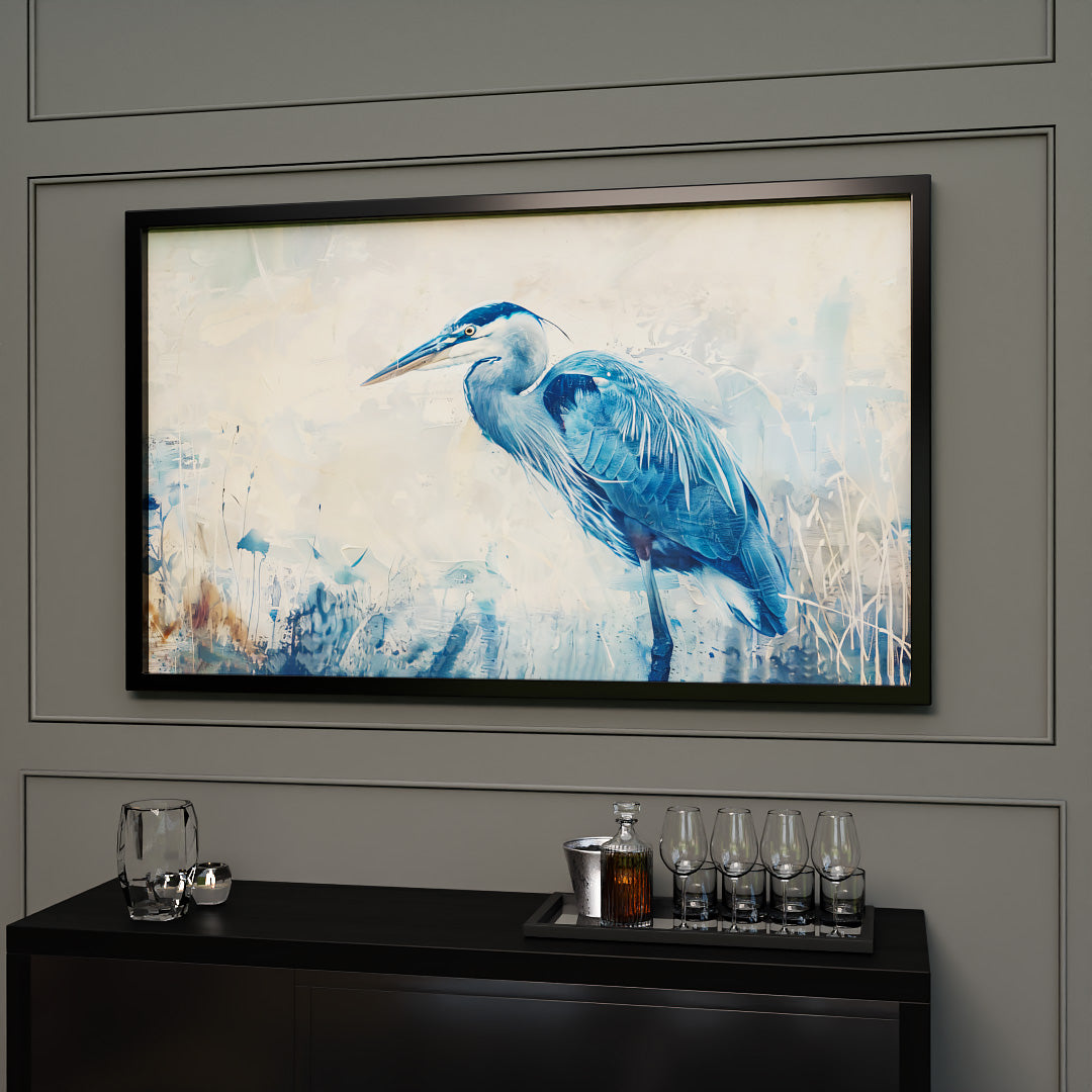 Heron Painting V2494 Canvas
