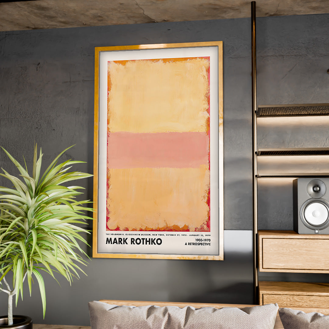 Mark Rothko Yellow, Pink, and Orange V2435 Canvas