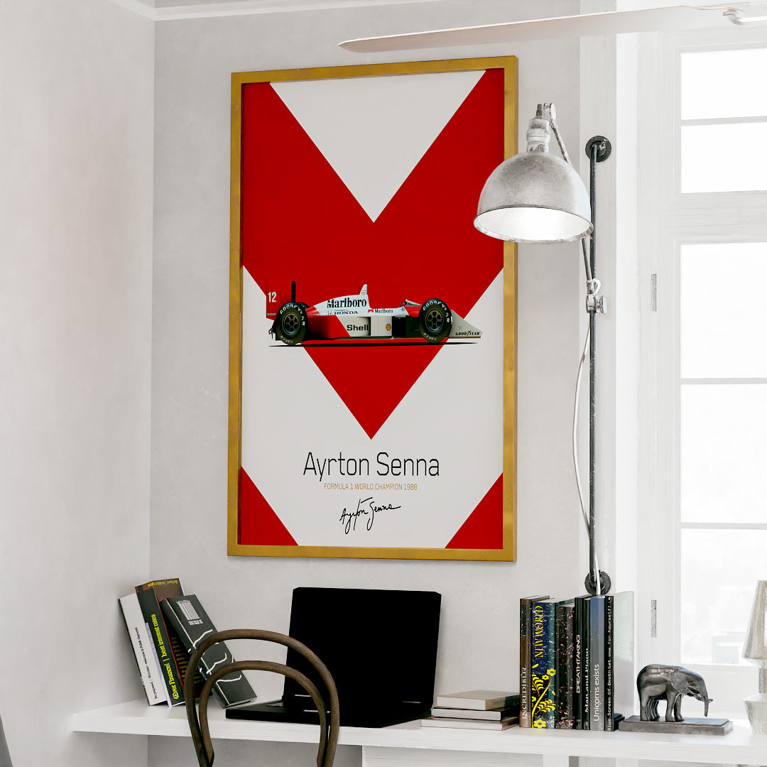 Senna McLaren V2 V2434 Canvas